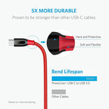 Anker USB Type C Cable, Anker Powerline+ USB C to USB 3.0 Cable (3ft)