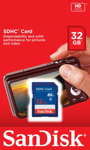 Sandisk 32GB Class 4 SDHC Memory Card