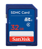 Sandisk 32GB Class 4 SDHC Memory Card