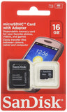 Sandisk  microSDHC card with Adapter 16GB