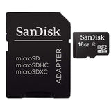 Sandisk  microSDHC card with Adapter 16GB